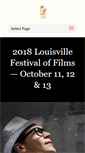 Mobile Screenshot of louisvillefilmfestival.org