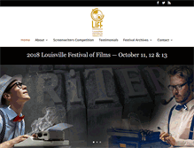 Tablet Screenshot of louisvillefilmfestival.org